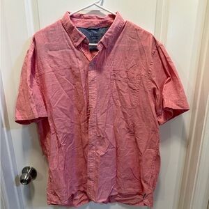 Men's Pink Short Sleeve Shirt